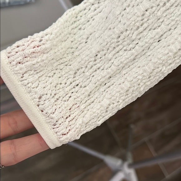 Express White Lace Detail Blouse - Picture 5 of 9